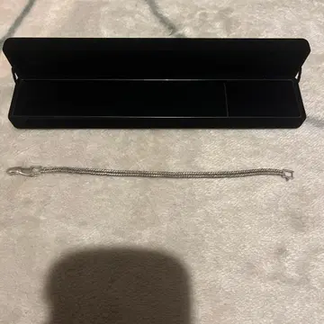 플라티나 색 팔찌 일본 조폐국제 실버 925