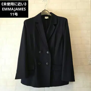 [미사용에 가까운] EMMAJAMES 네이비 더블 브레스트 자켓 11호