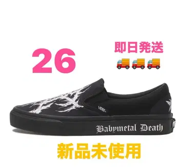BABYMETAL x Vans Slip-On 26cm