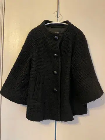 LE JOUR 노카라 자켓 38사이즈 블랙