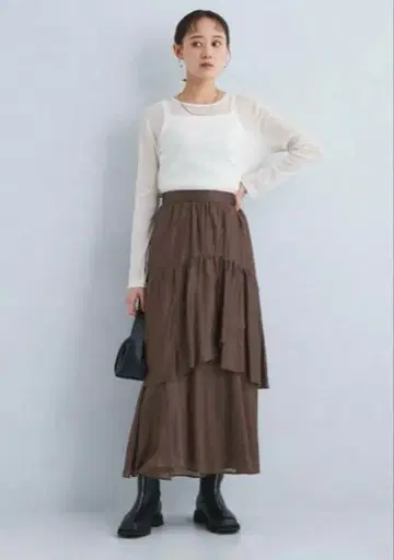 그린 레이블 릴랙싱 카스케이드 스커트