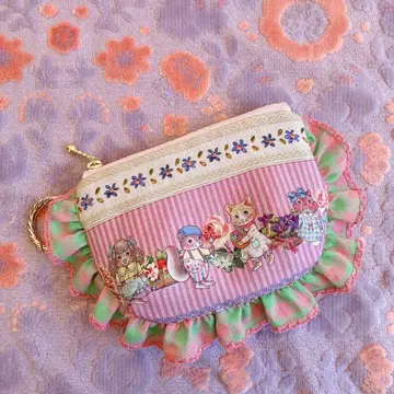 016 조리플뢰르 마이리틀테일러 프릴 카라비너 파우치