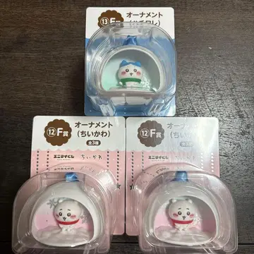 치이카와 (먼작귀) 에니마이 복권 오너먼트 3개 세트