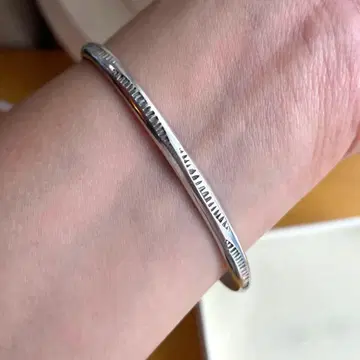 빈티지 STERLING 실버 각인 뱅글 #503