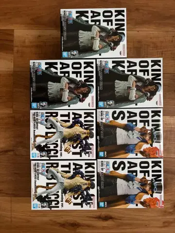 원피스 피규어 킹 오브 파이터즈 7체 세트