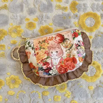 018 조리플뢰르 마이리틀테일러 코라코라 프릴 카라비너 파우치