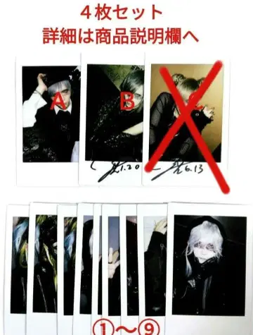 XANVALA 타츠미 씨 폴라로이드 4장 세트