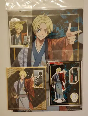 사카모토 데이즈 아사쿠라 신 아크릴 스탠드 색지 스티커 클리어 파일