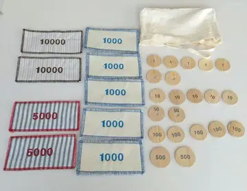 [ 무인양품 ] 완구 나무 돈 천 돈 세트