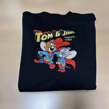 새상품 톰과 제리 슈퍼맨 트레이닝복 L 사이즈 남성용