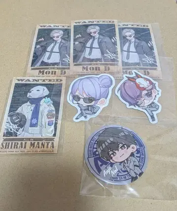 갱스터 보스 페스티벌 ALLIN 폴라로이드 캔뱃지 씰 묶음 판매 mond