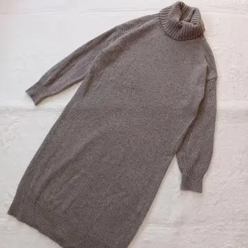 어반 리서치 니트 원피스 터틀넥 폭스 너구리