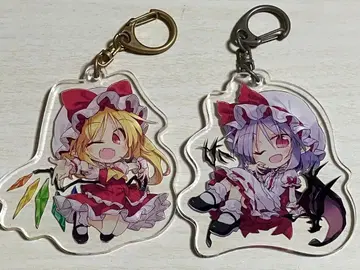 레밀리아 스칼렛 플랑도르 스칼렛 아크릴 키링 2개 세트 2