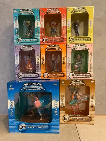 원피스 제일복권 ROMANCE DAWN 밀짚모자 일당 8세트