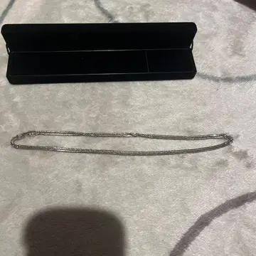 플라티나 마감 실버 925 조폐국제 키헤이 트리플 12면 목걸이