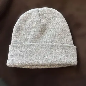 그레이 니트 모자 비니
