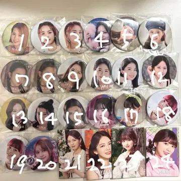 NiziU 캔뱃지 (낱개 판매 가능)