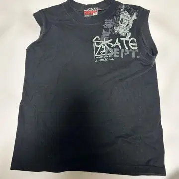 SKATE DEPT. 블랙 T셔츠 12ANS