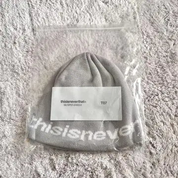 [ 미사용 새상품 ] thisisneverthat 비니 그레이