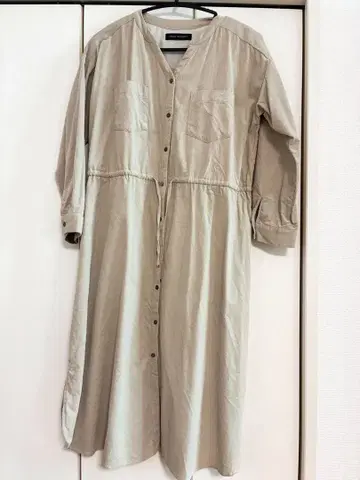 URBAN RESEARCH 베이지 긴팔 원피스