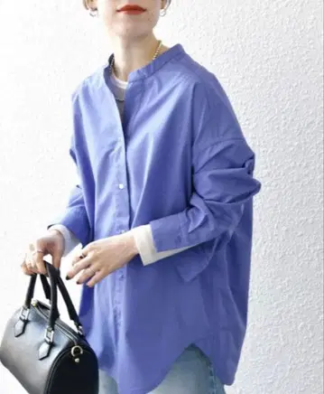 SHIPS any REPREVE 밴딩 칼라 셔츠 여성용 세탁 가능