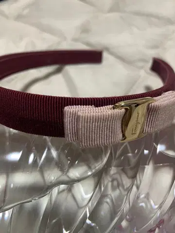 코듀로이 머리띠 버건디 핑크