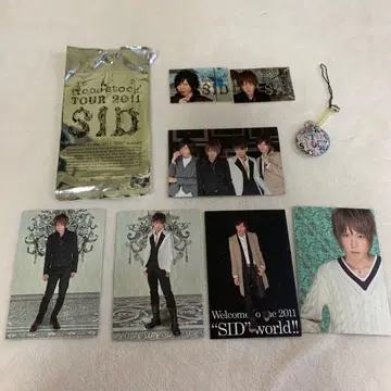 SID 2011년 투어 굿즈 세트 시드 아키 마오 신지