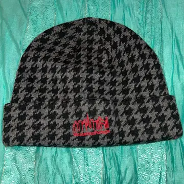 Manhattan Portage 니트 모자 하운드 투스
