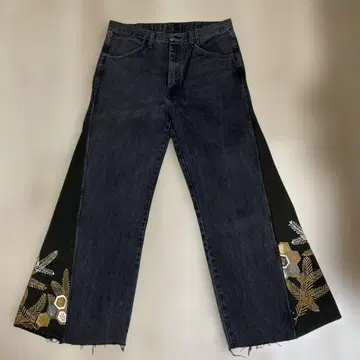 RUSTLER 리메이크 블랙 데님