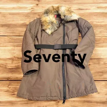 Seventy 세븐티 브라운 모즈 코트 L 사이즈