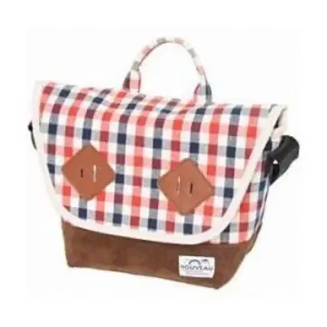 NOUVEAU 체크 무늬 숄더백 누보 모니카 에츠미