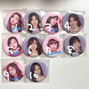 TWICE 캔뱃지 (낱개 판매 가능)