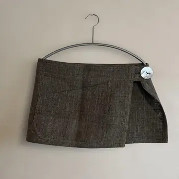 우사토 의류 에이프런 포켓 부착 쉘 버튼