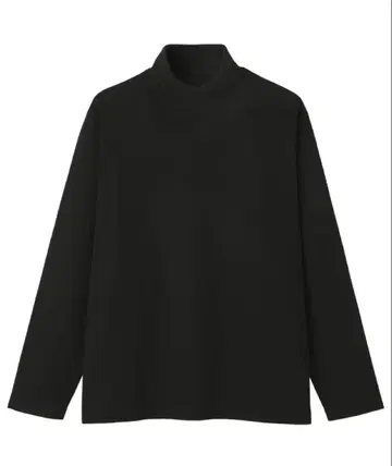 무인양품 25AW 기모 터틀넥 T셔츠 BLACK 새상품