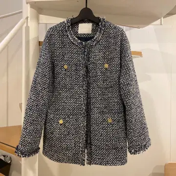 RIVEDROITE 트위드 코트