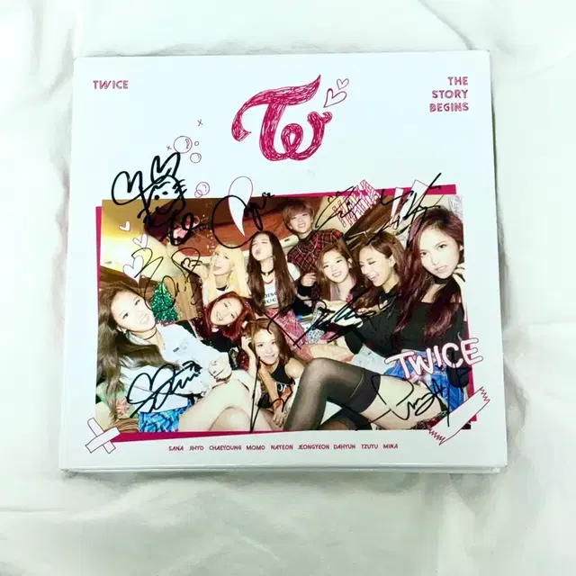 트와이스 친필사인 앨범 판매