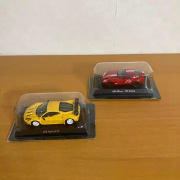 페라리 & 알파 TZ2 1/64 미니카 세트