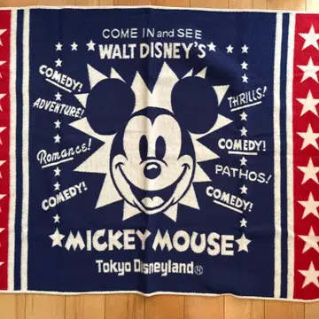 미키마우스 담요 겸 숄