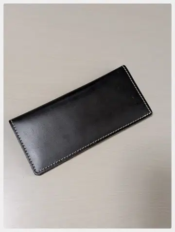 남성용 장지갑 블랙 브라운 내부