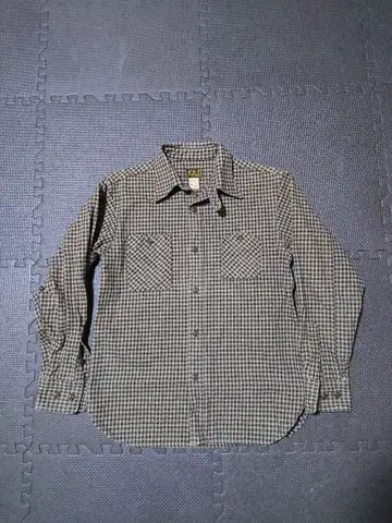 CUSHMAN 체크 셔츠 브라운