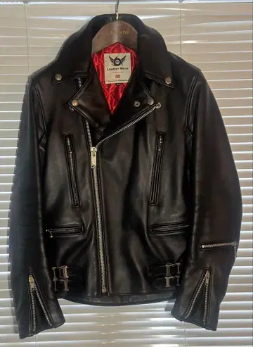 666 더블 라이더 자켓 블랙