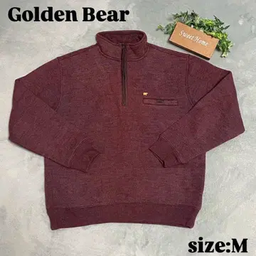 [ Golden Bear ] 골든베어 (M) 하프 지퍼 스웨터 보르도