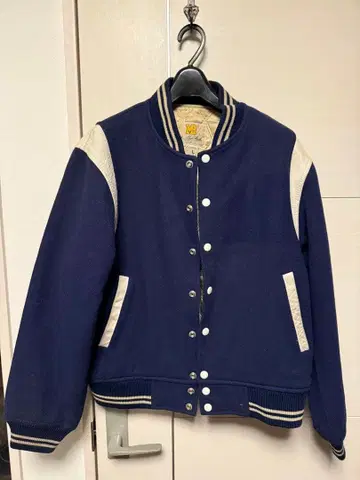 천연 가죽 90s 바시티 자켓 구제 의류 빈티지 맥베스