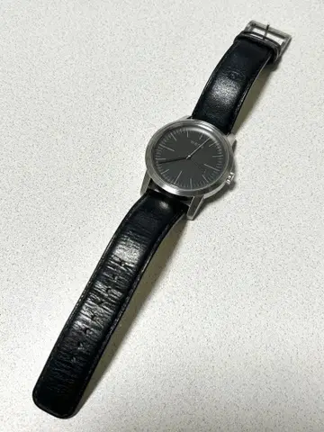 wena 손목시계 스테인리스 스틸 그레이