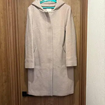 비밍 바이 빔즈 멜톤 후드 롱 코트 BEAMS L 모카