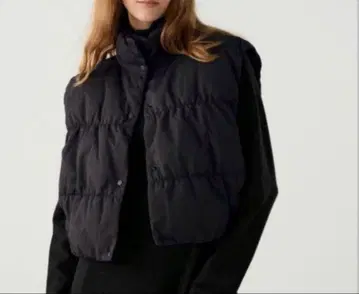 UNIQLO : C 다운 크롭 베스트 L