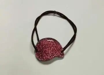 컴플렉스 비즈 포니 머리끈 구옥 레드 계열