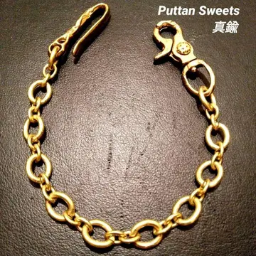 PuttanSweets 놋쇠 서클 알타네이팅 지갑 체인 1213