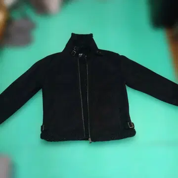 KANSAI JEANS 블랙 퍼 부착 자켓 L