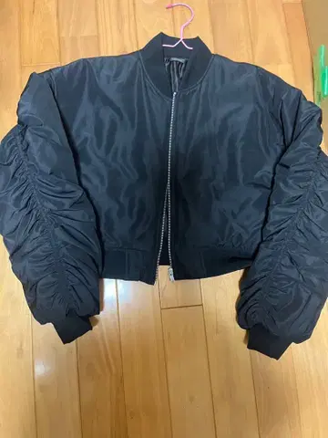 숏 기장 MA-1 아우터 자켓 블루종 밀리터리